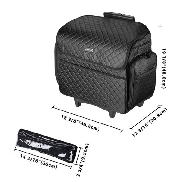 Byootique Rolling Hair Stylist Makeup Artist Hobby Case - Image 6