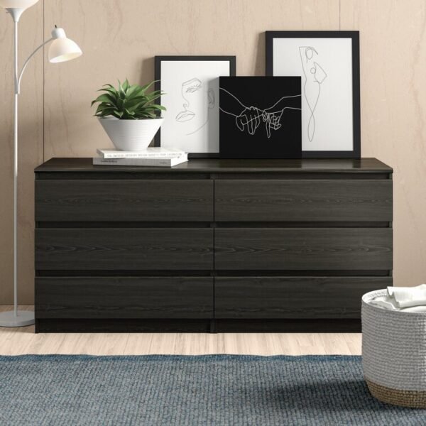 Kepner 6 Drawer 60.5" W Double Dresser - Image 5