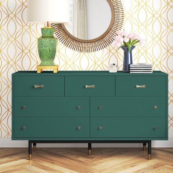 Blair 7 Drawer 60'' W Solid Wood Dresser - Image 2