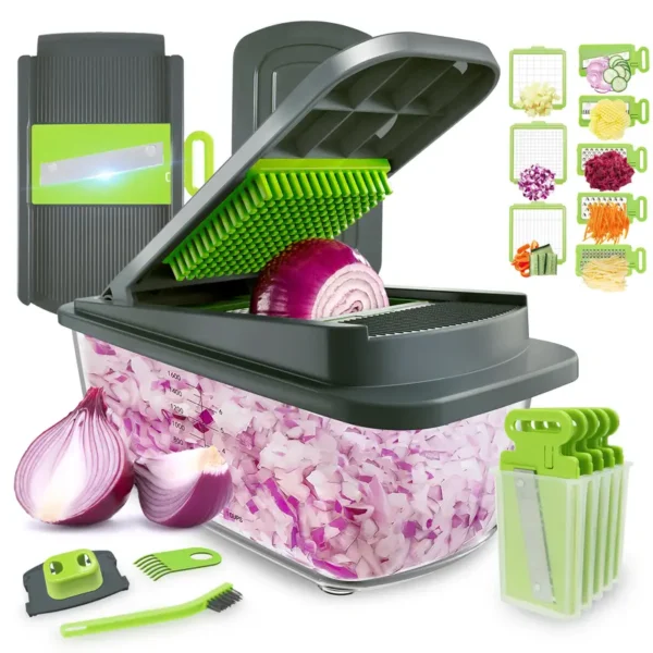 🔥8-in-1 vegetable slicing tool