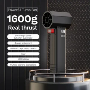 🌬️High-Power Turbo Fan