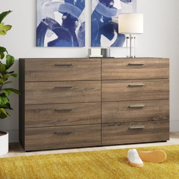 Gianna 8 Drawer 55.12" W Double Dresser - Image 2