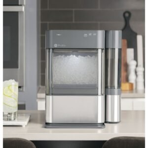 GE Profile Opal 2.0 | Countertop Nugget Ice Maker with side tank | Ice Machine with WiFi Connectivity | Stainless Steel