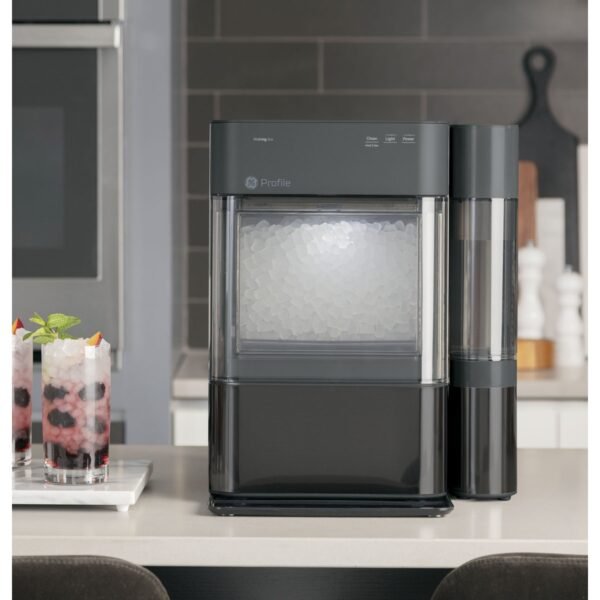 GE Profile Opal 2.0 | Countertop Nugget Ice Maker with side tank | Ice Machine with WiFi Connectivity | Stainless Steel - Image 2