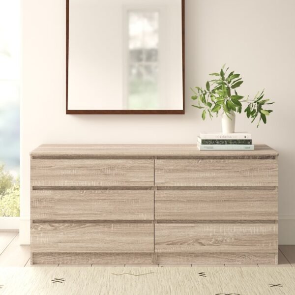 Kepner 6 Drawer 60.5" W Double Dresser - Image 7