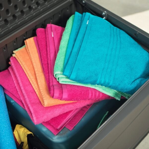 Lifetime 60'' W 130 Gallons Water Resistant Polyethylene Plastic Lockable Deck Box - Image 18