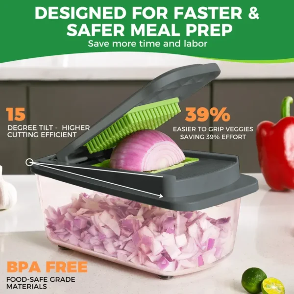 🔥8-in-1 vegetable slicing tool - Image 2