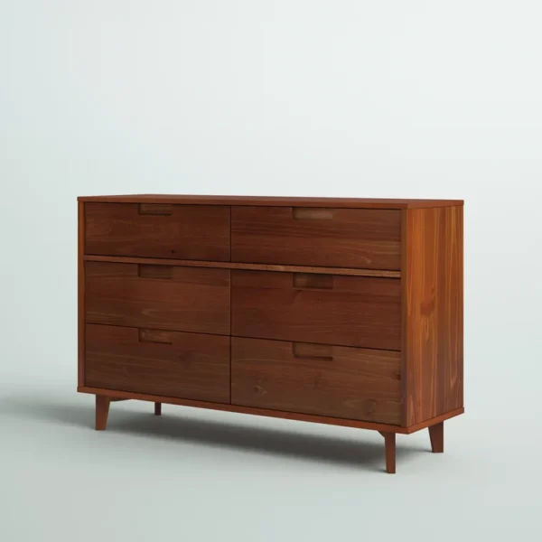 Yarber Groove 6 Drawer Double Dresser - Image 19