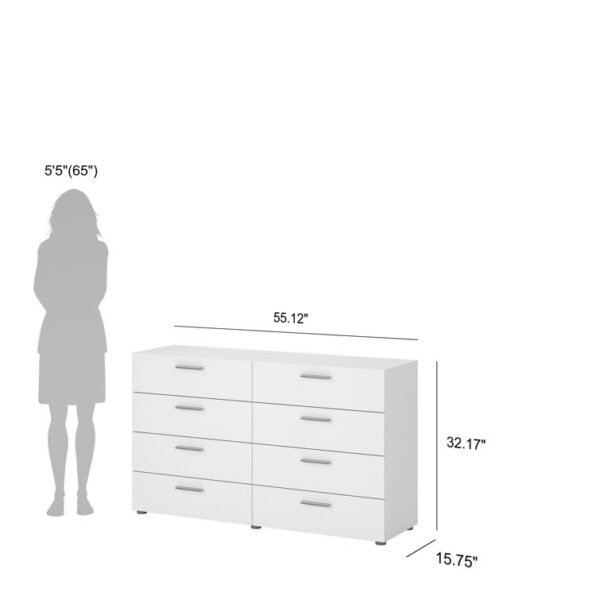 Gianna 8 Drawer 55.12" W Double Dresser - Image 16