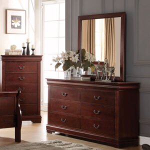 Breken 6 - Drawer Dresser with Mirror