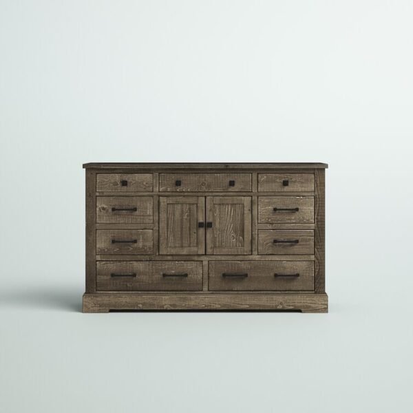 Casserly 9 Drawer 66'' W Solid Wood Combo Dresser - Image 8