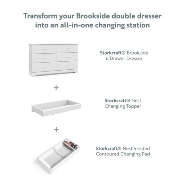 Brookside 6 Drawer Double Dresser - Image 8