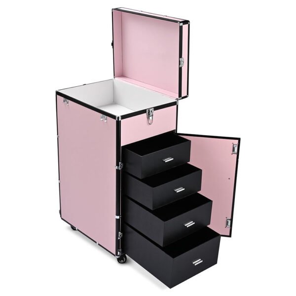 Byootique Nail Table Makeup Station with Drawers Detachable Table - Image 10