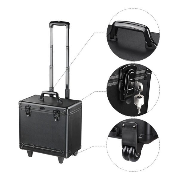 Byootique Hair Stylist Rolling Case Lock Hairdresser Tool Case - Image 6