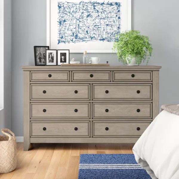 Woodside 9 Drawer 66'' W Dresser - Image 3