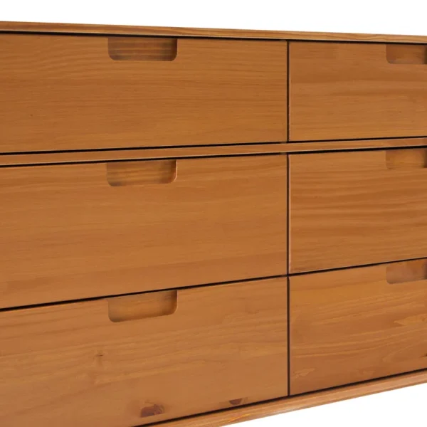 Yarber Groove 6 Drawer Double Dresser - Image 13