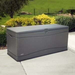 Lifetime 60'' W 130 Gallons Water Resistant Polyethylene Plastic Lockable Deck Box