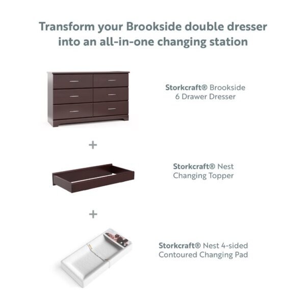 Brookside 6 Drawer Double Dresser - Image 15