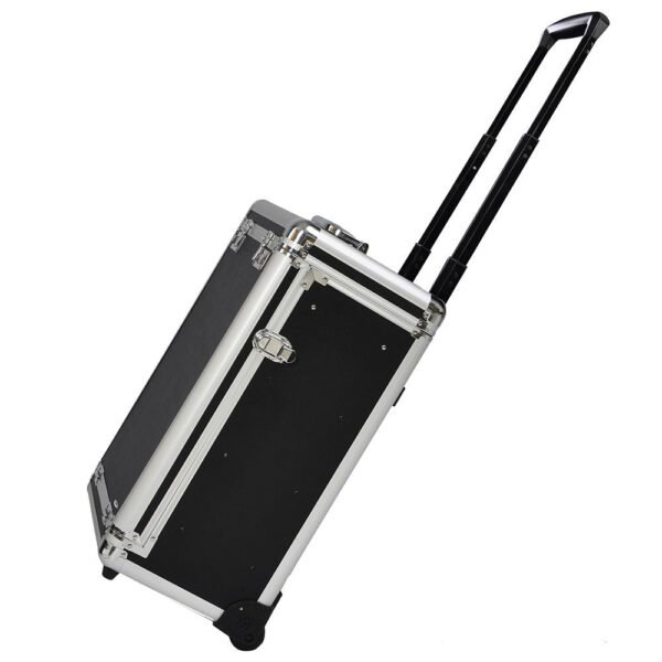 Byootique Rolling Cosmetic Makeup Case w/ 4-DrBlack - Image 4