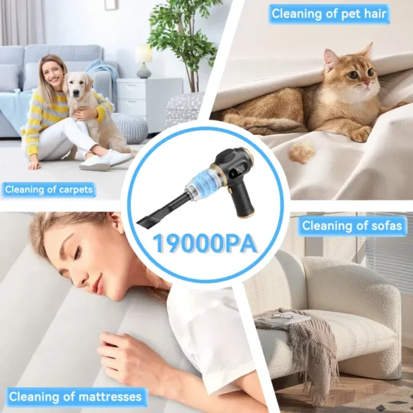 🔥6-in-1 portable vacuum cleaner with smart display - Image 5