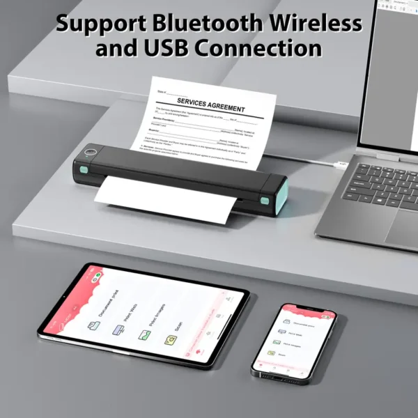 👜💯Inkless Portable Bluetooth Printer - Image 5