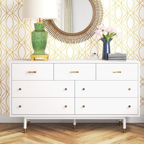 Blair 7 Drawer 60'' W Solid Wood Dresser