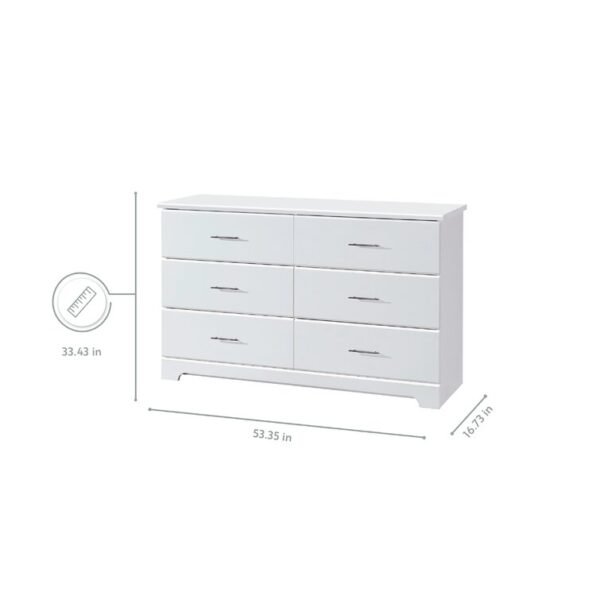 Brookside 6 Drawer Double Dresser - Image 6
