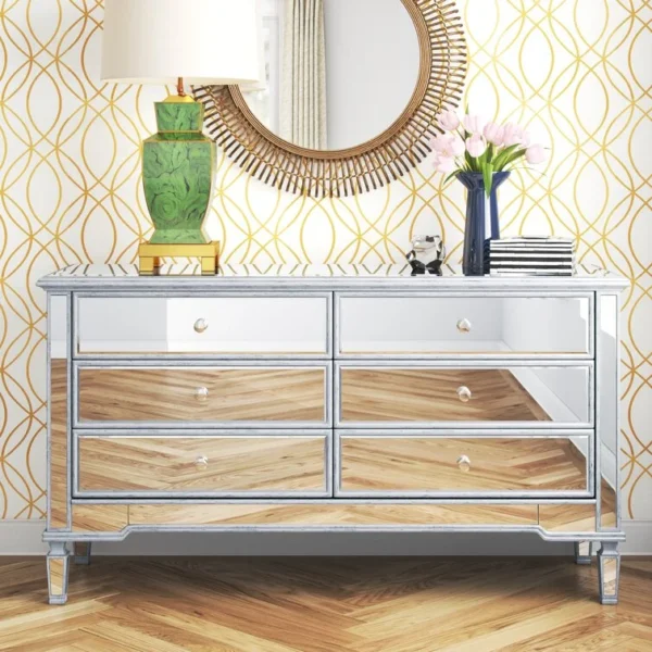 6 Drawer 60'' W Dresser - Image 2