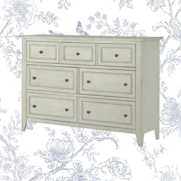 7 Drawer 61'' W Solid Wood Dresser - Image 2