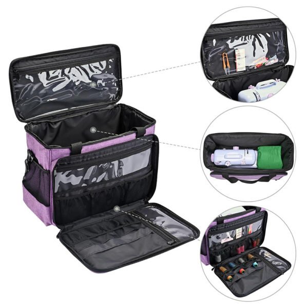 Yescom Rolling Sewing Machine Tote Trolley on Wheels - Image 6