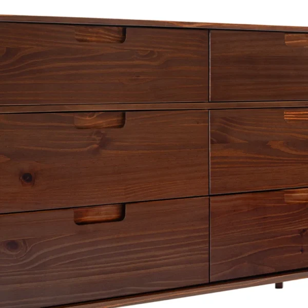 Yarber Groove 6 Drawer Double Dresser - Image 16