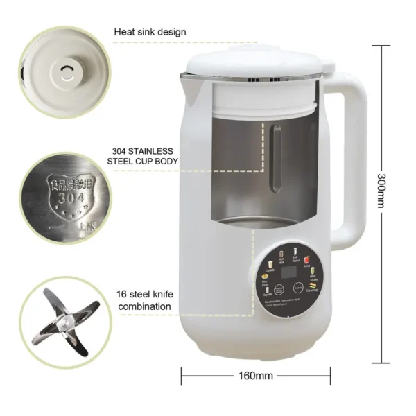 🔥8 in 1 Nut Milk Maker Blender - Image 8