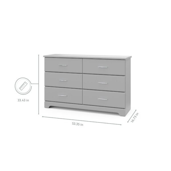 Brookside 6 Drawer Double Dresser - Image 35