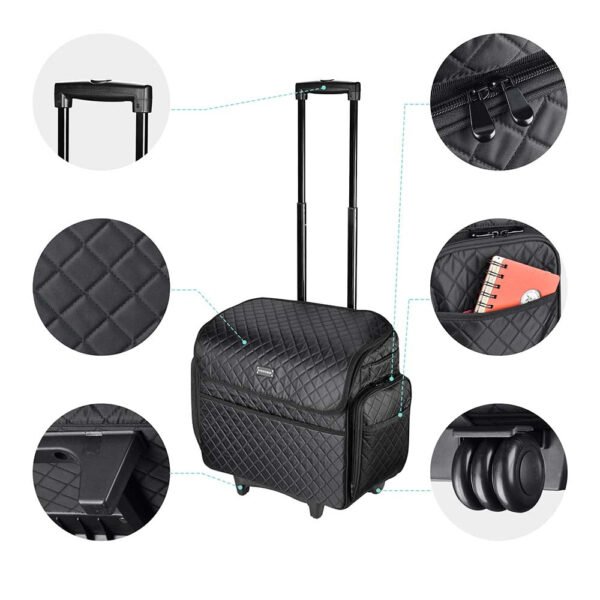 Byootique Rolling Hair Stylist Makeup Artist Hobby Case - Image 5