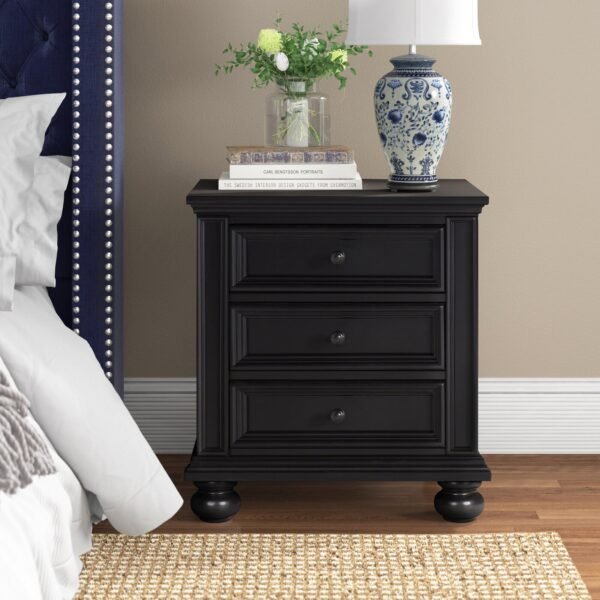 28'' Tall 3 - Drawer Nightstand Set of 2 - Image 3