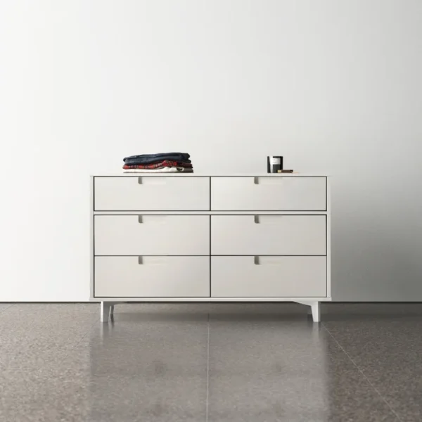 Yarber Groove 6 Drawer Double Dresser - Image 4