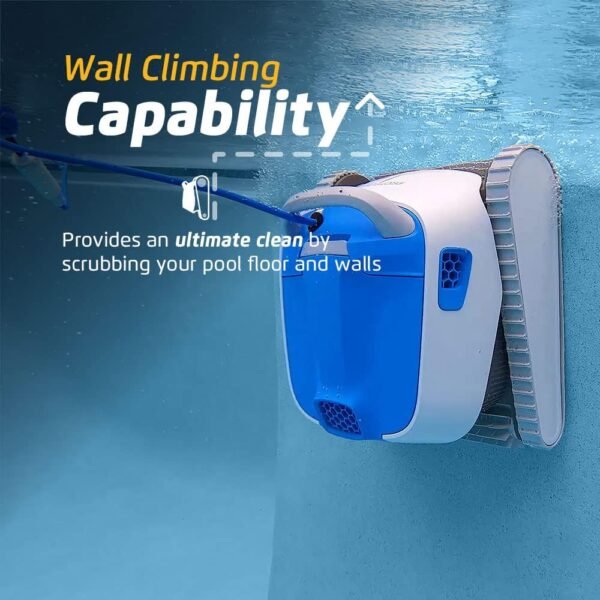 Dolphin Proteus DX4 Automatic Robotic Pool Vacuum Cleaner, Wall Climbing, Waterline Scrubber Brush, Ideal for In-Ground Pool up to 50 FT in Length - Image 3