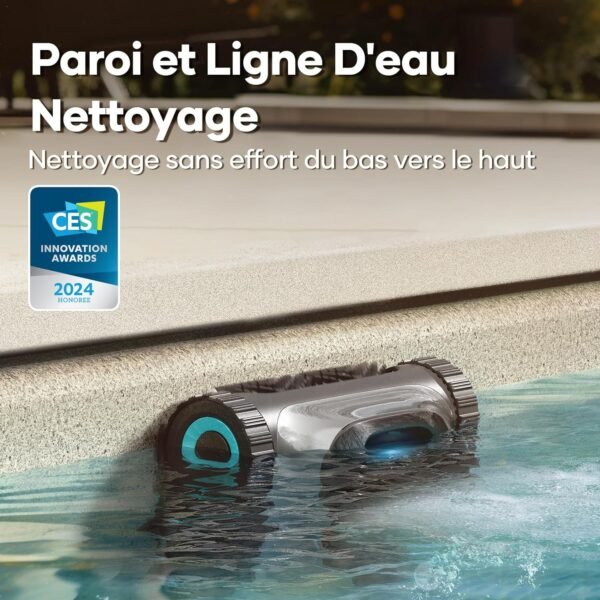 AIPER Scuba S1 Robot Pool Floor and Walls, Water Line, Cordless Pool Vacuum, 4 Modes, 150Min Battery Life, Climbing Walls, Intelligent Navigation 2.0, Ideal for In-Ground Pools 150㎡ - Image 2