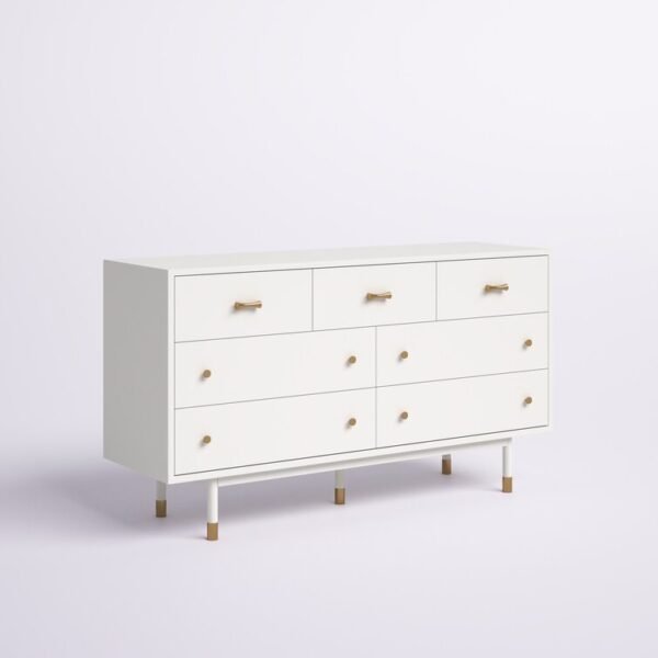 Blair 7 Drawer 60'' W Solid Wood Dresser - Image 6