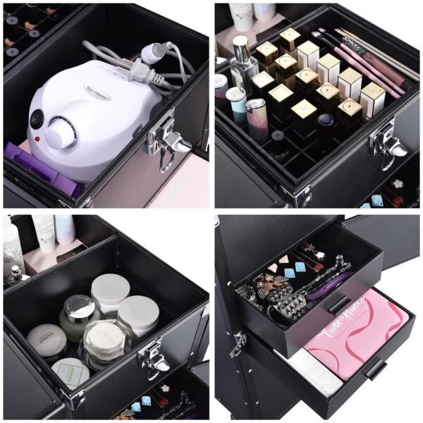 Byootique Double Makeup Hairstylist Nail Table Station - Image 6