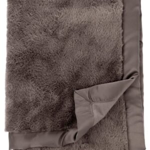 Carter's Baby Faux Fur Satin Trim Blanket