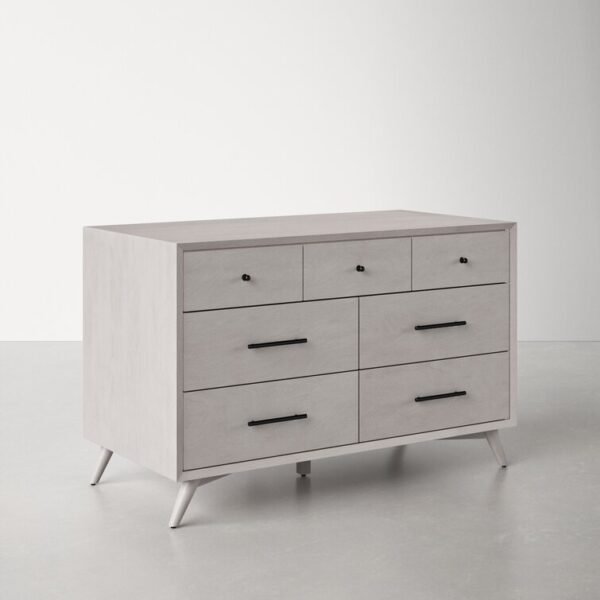 7 Drawer Williams 56'' W Solid Wood Dresser - Image 5