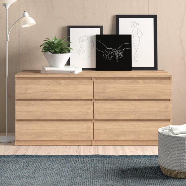 Kepner 6 Drawer 60.5" W Double Dresser - Image 7