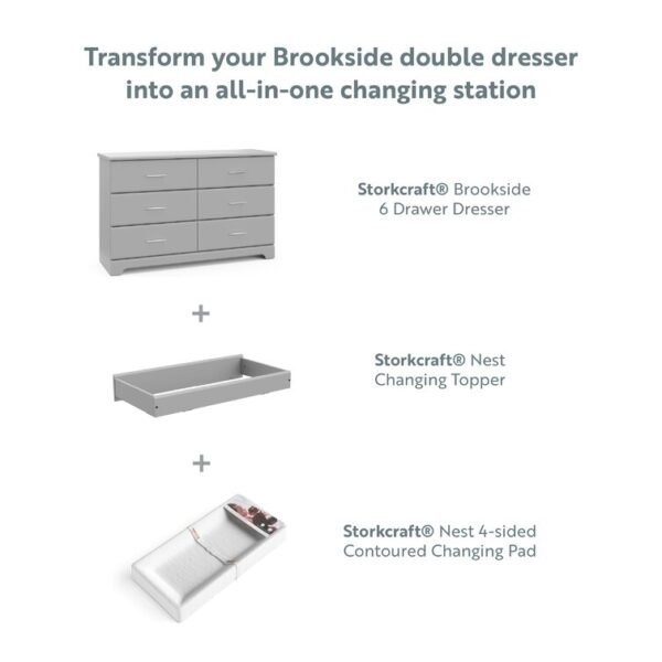 Brookside 6 Drawer Double Dresser - Image 36