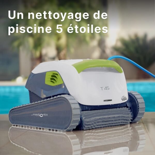 DOLPHIN T45 Electric Pool Cleaner Robot - Wall Cleaning, In-Ground Pool Up to 12 m, 3 Year Warranty - Image 3