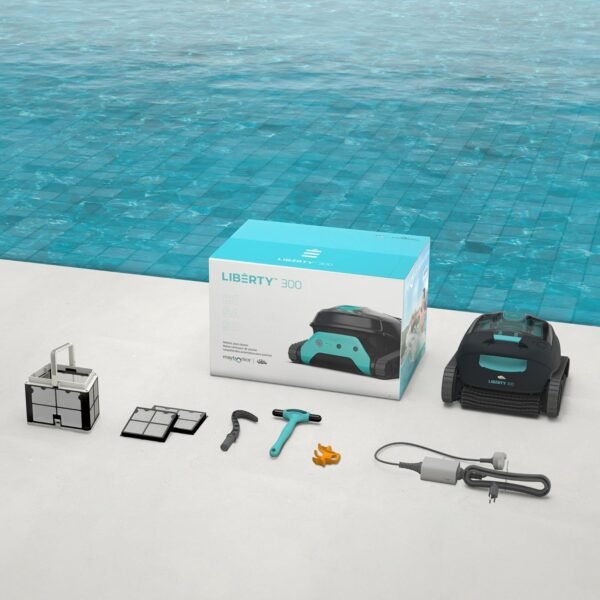 Dolphin Liberty 300 Electric Pool Cleaner Robot - Wall Cleaning, Inground Pool Up to 10 m - Image 6