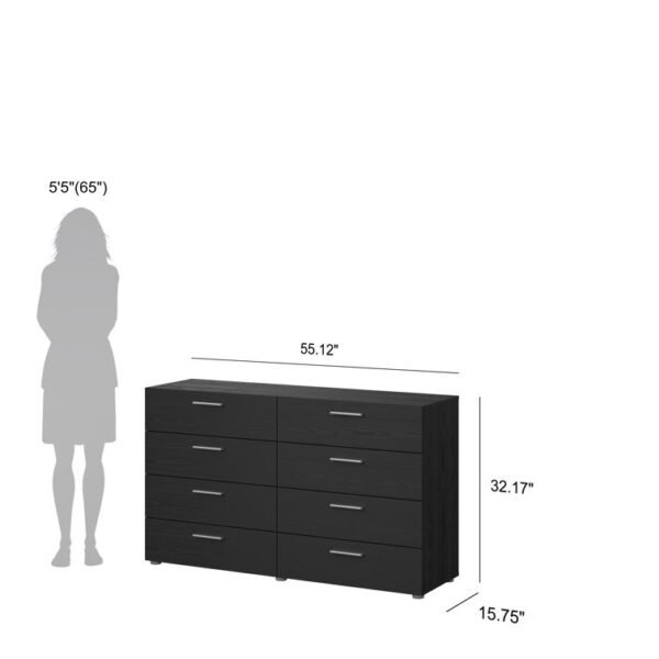 Gianna 8 Drawer 55.12" W Double Dresser - Image 11