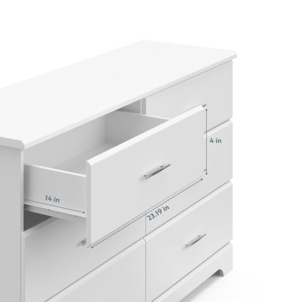 Brookside 6 Drawer Double Dresser - Image 4