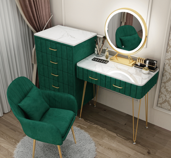 Nordic light luxury dressing table storage cabinet integrated net red ins wind dressing table dressing table large bedroom modern and simple - Image 7