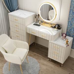 Nordic light luxury dressing table storage cabinet integrated net red ins wind dressing table dressing table large bedroom modern and simple